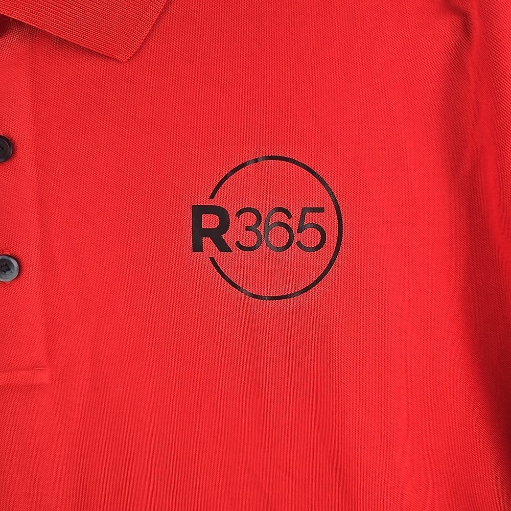 Nike Golf Polo Shirt Mens XL Red Restaurant 365 Logo Performance NWT - Picture 5 of 11